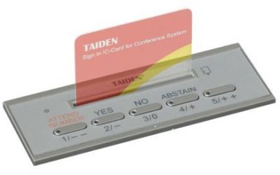 Taiden HCS-4843NDFKE/50 Voting Unit with IC-Card Reader