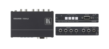 Kramer 6502 Przełącznik 4×1:2 sygnału S/PDIF