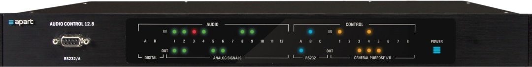 AUDIOCONTROL 12.8 Centrum sterowania audio Biamp