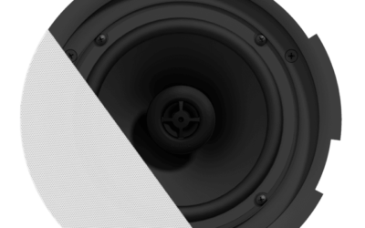 2-drożny głośnik sufitowy QuickFit™ 6,5″z grillem TwistFix™ AUDAC CIRA730D/W