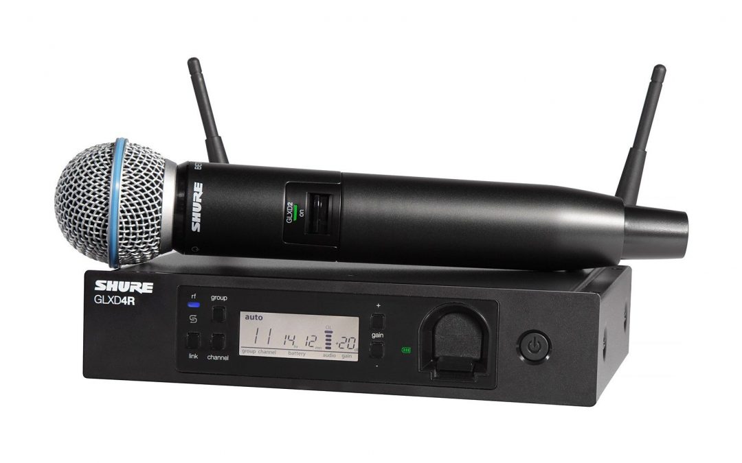 Cyfrowy system bezprzewodowy z mikrofonem Shure GLXD24RE/B58