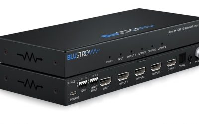 4-wyjściowy splitter 4K HDMI2.0 HDCP2.2 z funkcją Smart Scaling, Audio Breakout i zarządzaniem EDID Blustream SP14CS