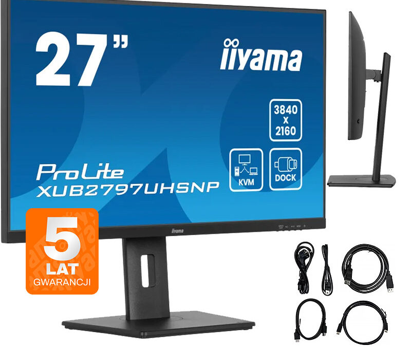 Panel IPS 4K iiyama XUB2797UHSNP-B1