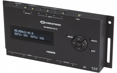 Crestron 4×2 4K HDMI® Switcher HD-MD4X2-4K-E