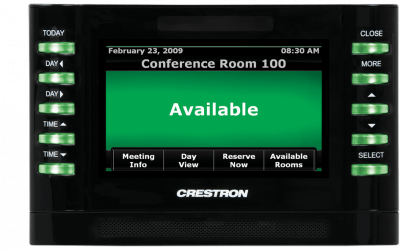 Crestron 4.3″ Touch Screen w/Full Duplex Audio & Room Scheduling TPMC-4SM-FD