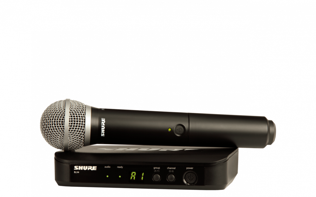 System bezprzewodowy z mikrofonem Shure BLX24RE/PG58