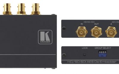 Kramer 6808HDxl Urządzenie wydzielające sygnał AES audio z HD-SDI