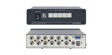 Kramer VS-55A 5×1 Stereo-Audio Switcher